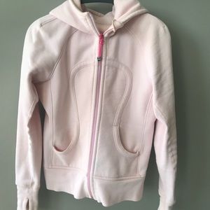 LuLuLemon scuba jacket Baby Pink
